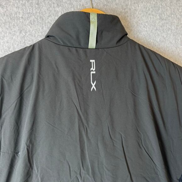 Ralph Lauren RLX Packable Lightweight Vest Mens L Black Water Repellent Outdoors - Picture 3 of 10